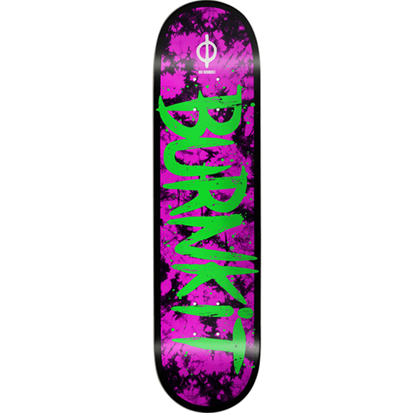 Burnkit Haze Skateboard Deck -8.0 Purple/Green DECK ONLY