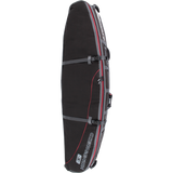 O&E Ocean & Earth Triple Wheel Shortboard Cover 7'6" Black/Red