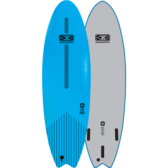 O&E Ocean & Earth Ezi-Rider Softboard 6'6