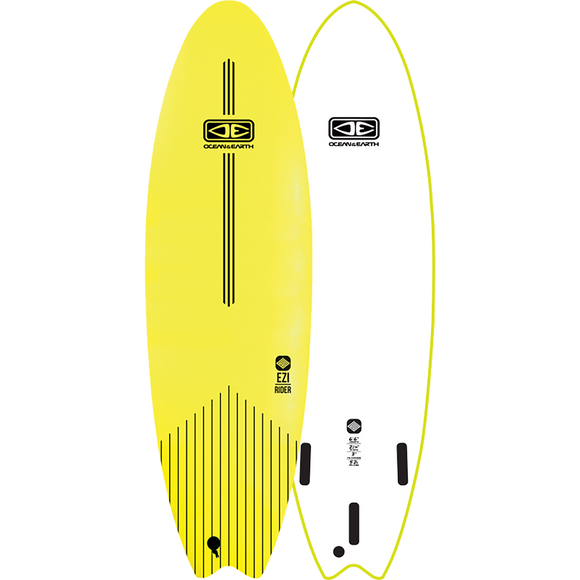 O&E Ocean & Earth Ezi-Rider Softboard 6'6