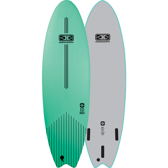 O&E Ocean & Earth Ezi-Rider Softboard 6'6