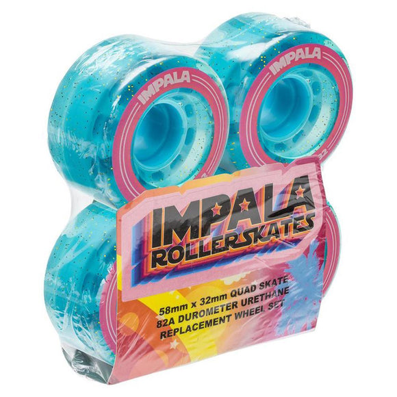 Impala Skate Wheel 58mmx32mm 82a Holographic - 4 Pack