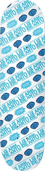 Bh Armanto Blue Razz Skateboard Deck -8.25 DECK ONLY