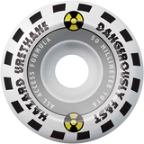 Hazard Aa Emergency Conical 50mm White/Silver Skateboard Wheels (Set of 4)